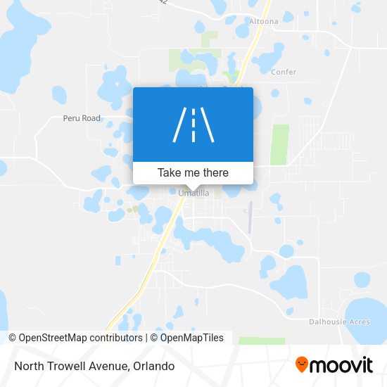 Mapa de North Trowell Avenue