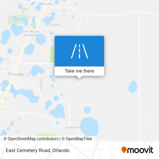 Mapa de East Cemetery Road