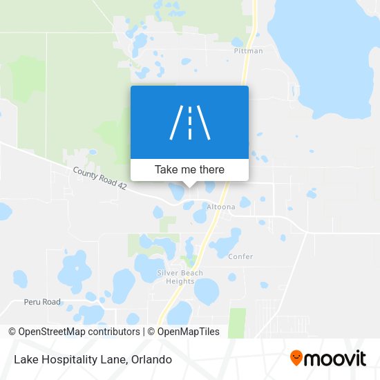 Lake Hospitality Lane map