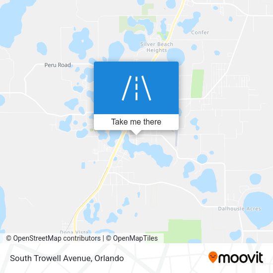 South Trowell Avenue map