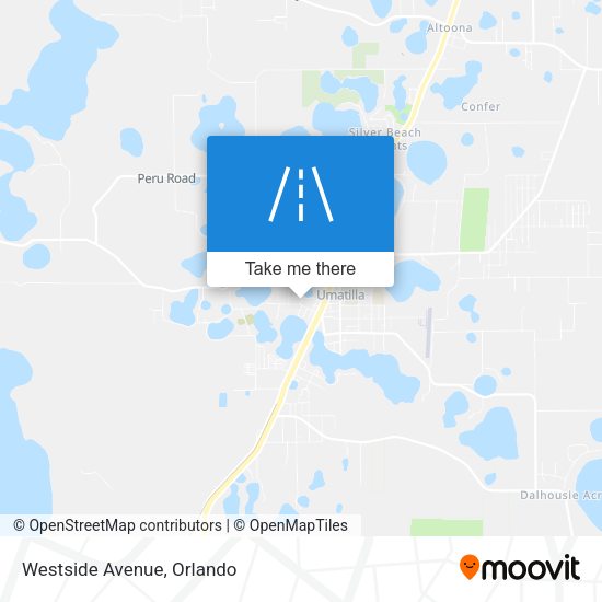 Mapa de Westside Avenue