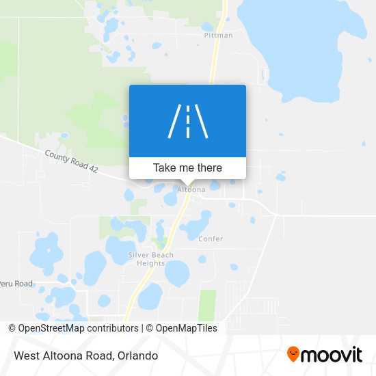 Mapa de West Altoona Road