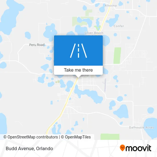 Budd Avenue map