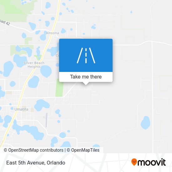 Mapa de East 5th Avenue