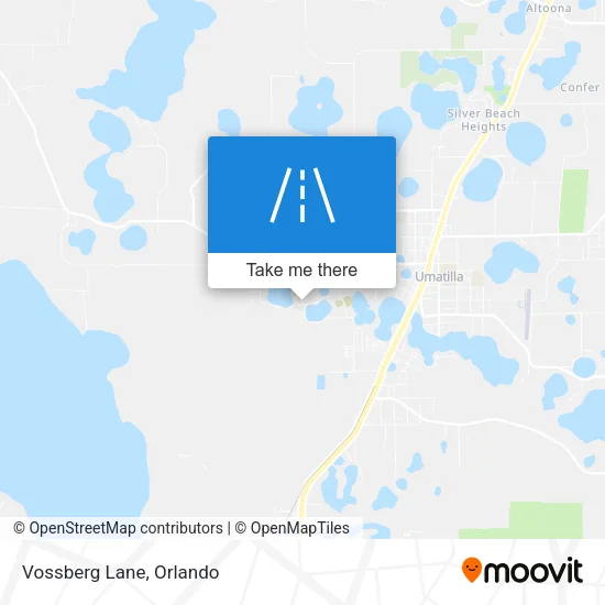 Vossberg Lane map
