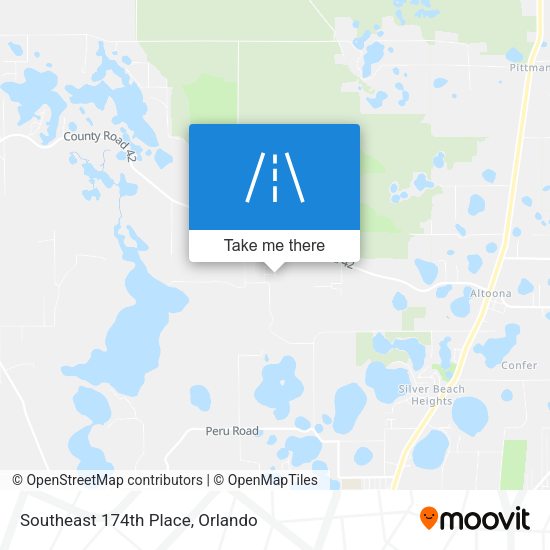 Mapa de Southeast 174th Place