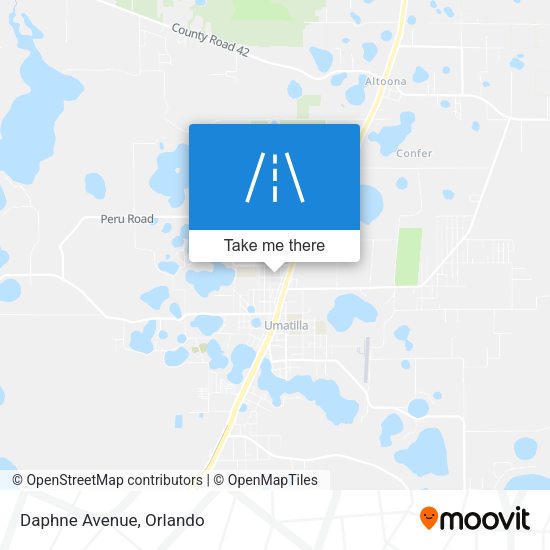 Mapa de Daphne Avenue