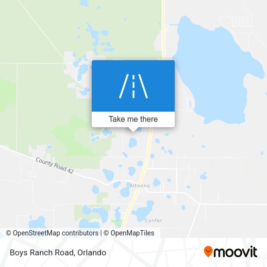 Mapa de Boys Ranch Road