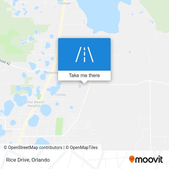 Mapa de Rice Drive