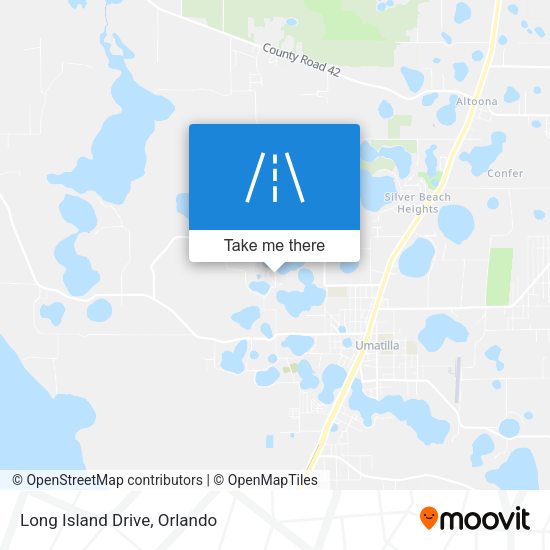 Mapa de Long Island Drive