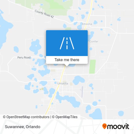 Mapa de Suwannee