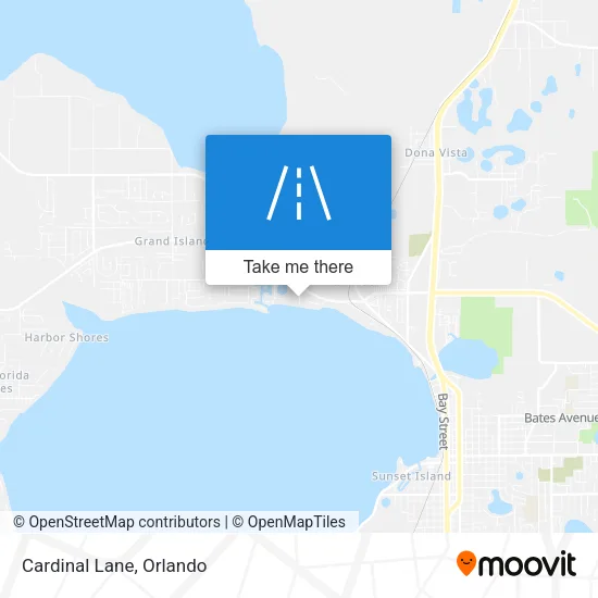 Cardinal Lane map