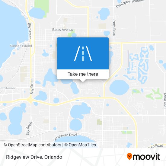 Mapa de Ridgeview Drive