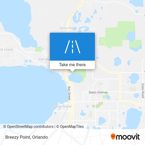 Mapa de Breezy Point