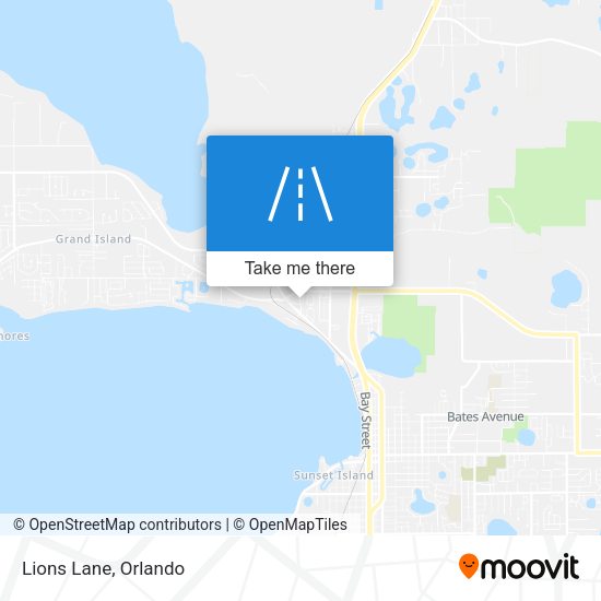 Mapa de Lions Lane