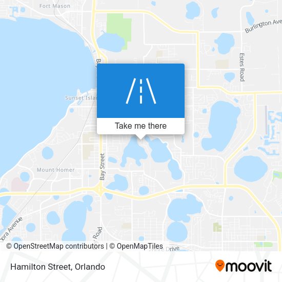 Mapa de Hamilton Street