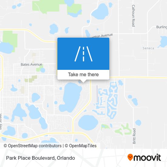 Mapa de Park Place Boulevard