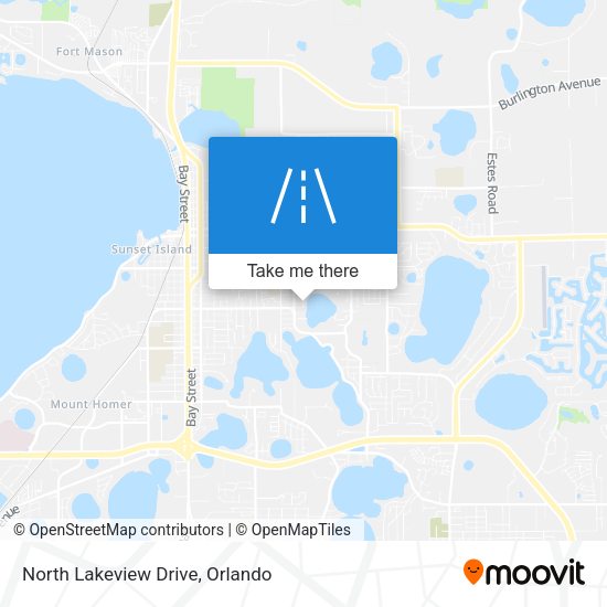 Mapa de North Lakeview Drive