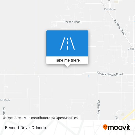 Bennett Drive map