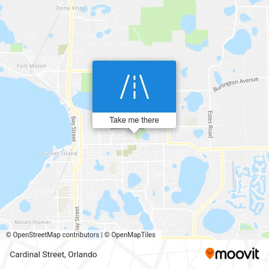 Cardinal Street map