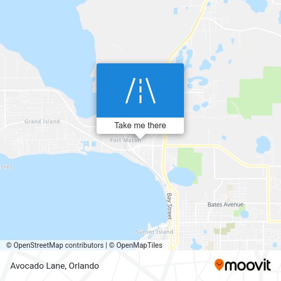 Mapa de Avocado Lane
