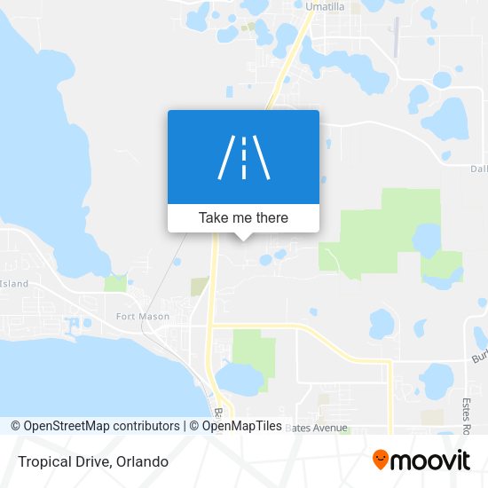 Mapa de Tropical Drive