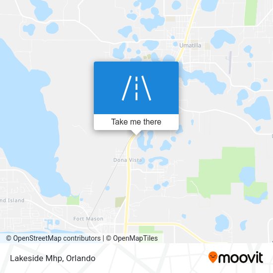 Mapa de Lakeside Mhp