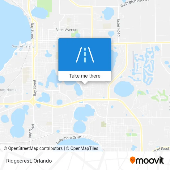 Ridgecrest map