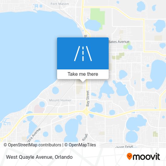 West Quayle Avenue map