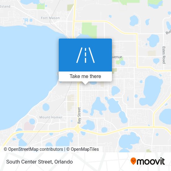 South Center Street map