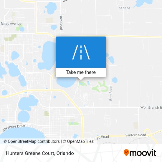 Hunters Greene Court map
