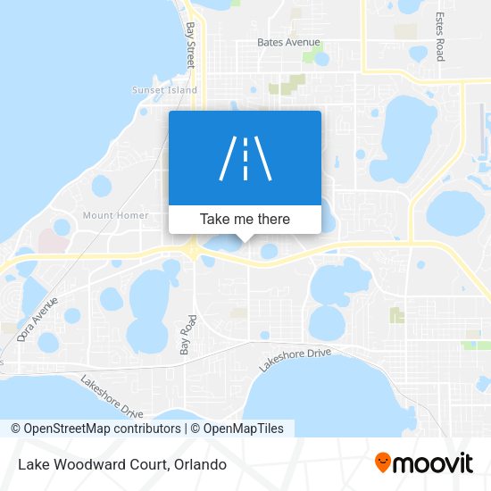 Mapa de Lake Woodward Court