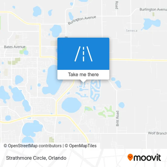 Strathmore Circle map