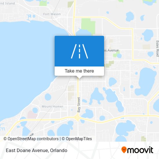 Mapa de East Doane Avenue