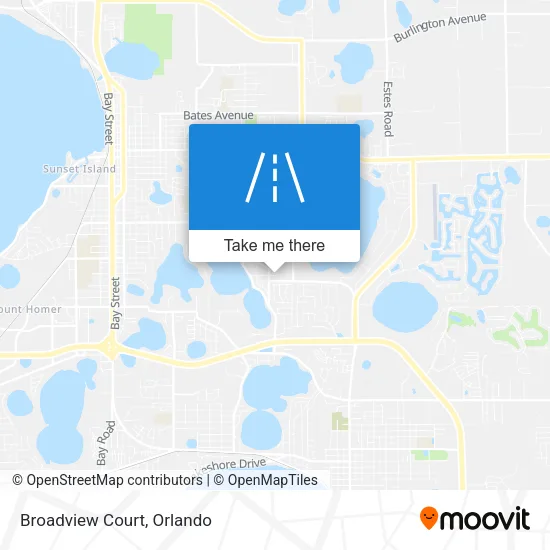 Broadview Court map