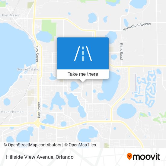 Hillside View Avenue map