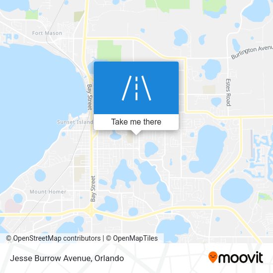 Mapa de Jesse Burrow Avenue