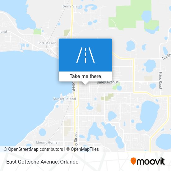 East Gottsche Avenue map
