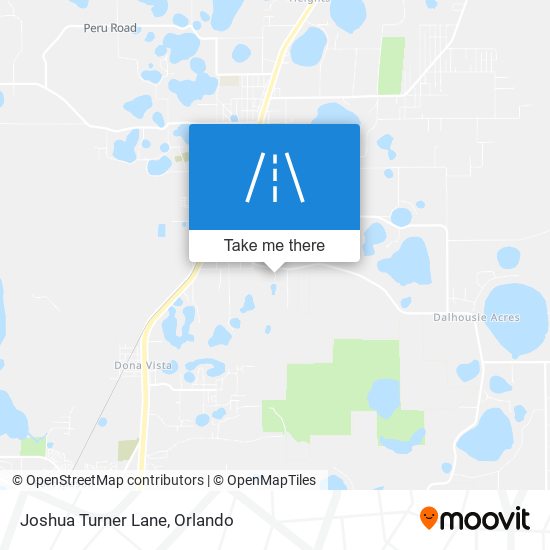 Joshua Turner Lane map