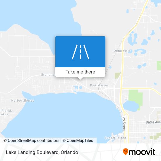 Lake Landing Boulevard map
