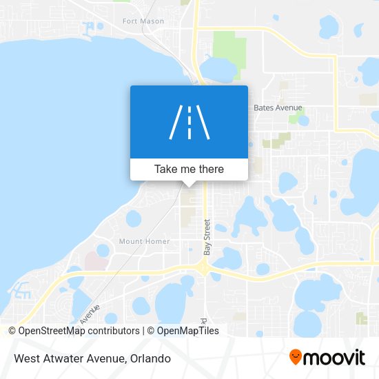Mapa de West Atwater Avenue