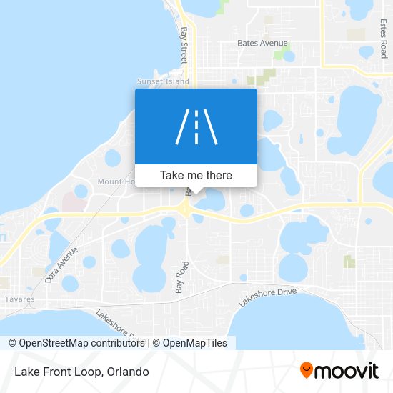 Mapa de Lake Front Loop