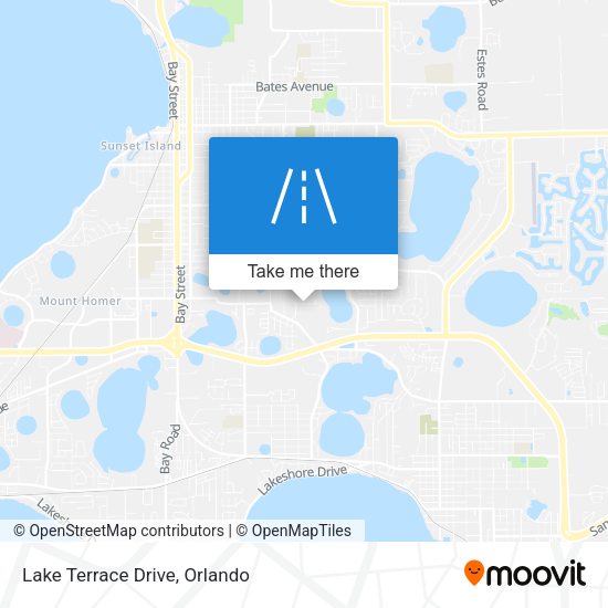Lake Terrace Drive map