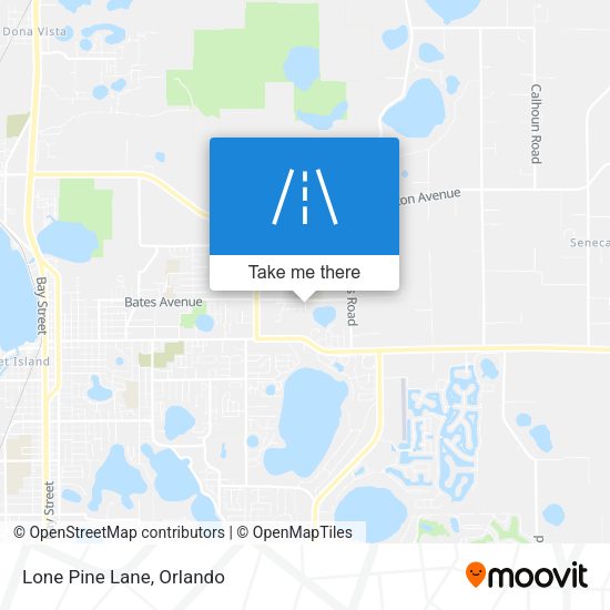 Lone Pine Lane map