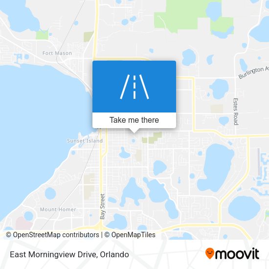 East Morningview Drive map