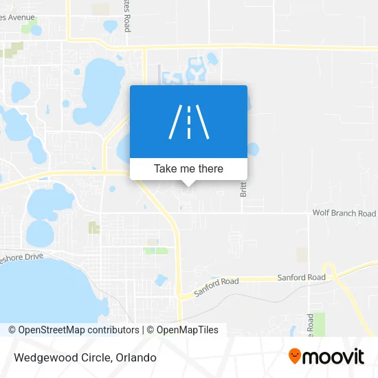 Wedgewood Circle map