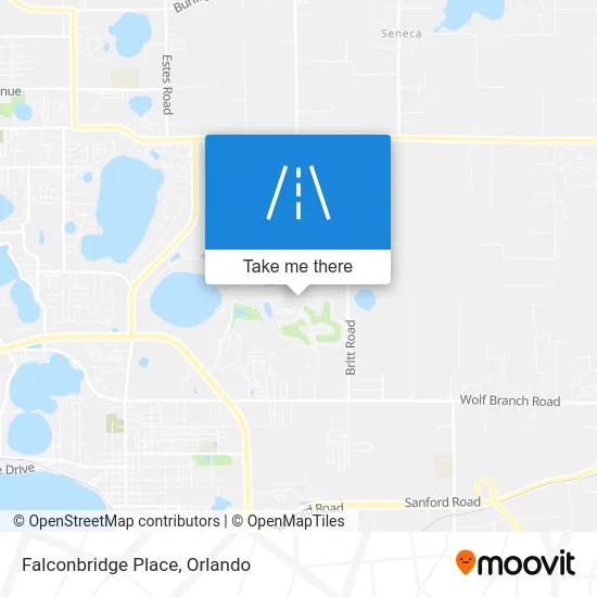 Falconbridge Place map