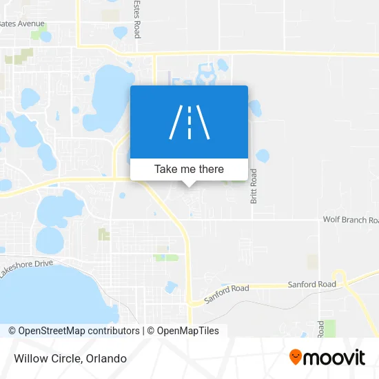 Willow Circle map
