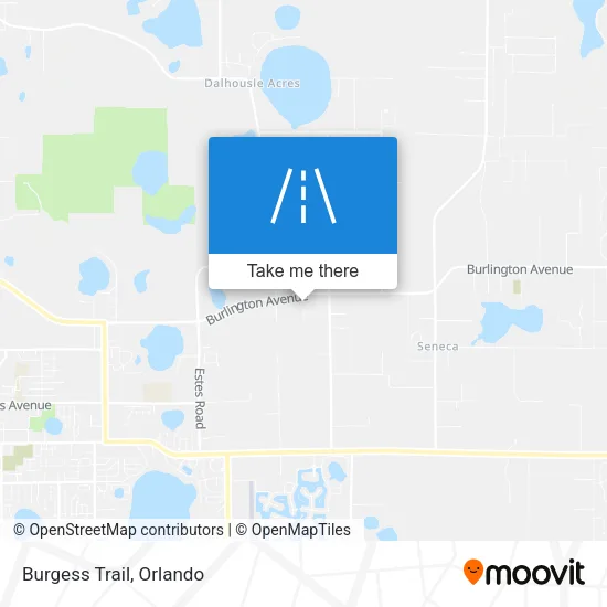 Burgess Trail map