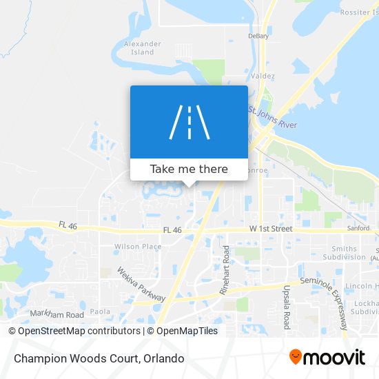 Mapa de Champion Woods Court